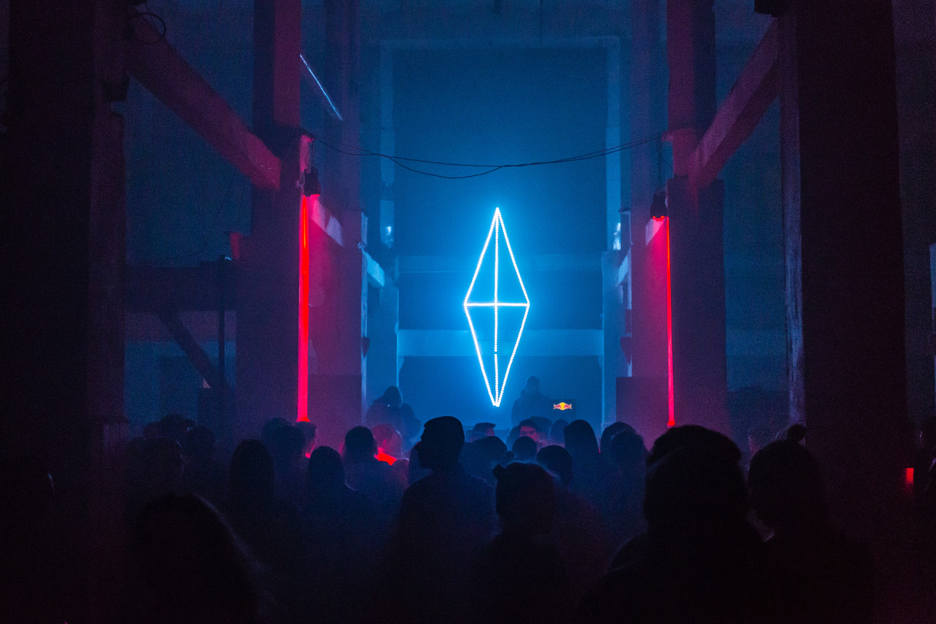 art presented at a rave party